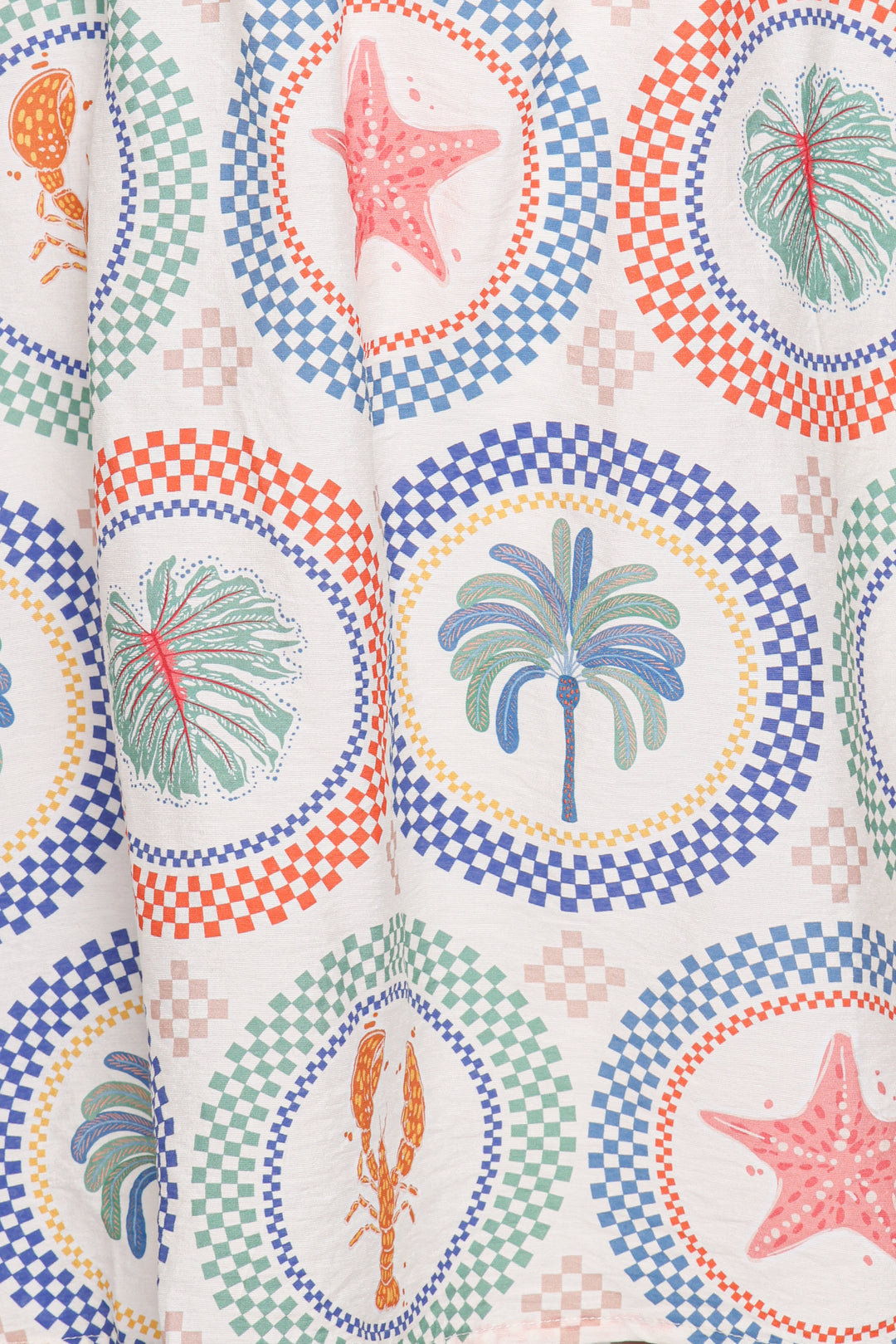 Micah Mini Dress - Beach Print
