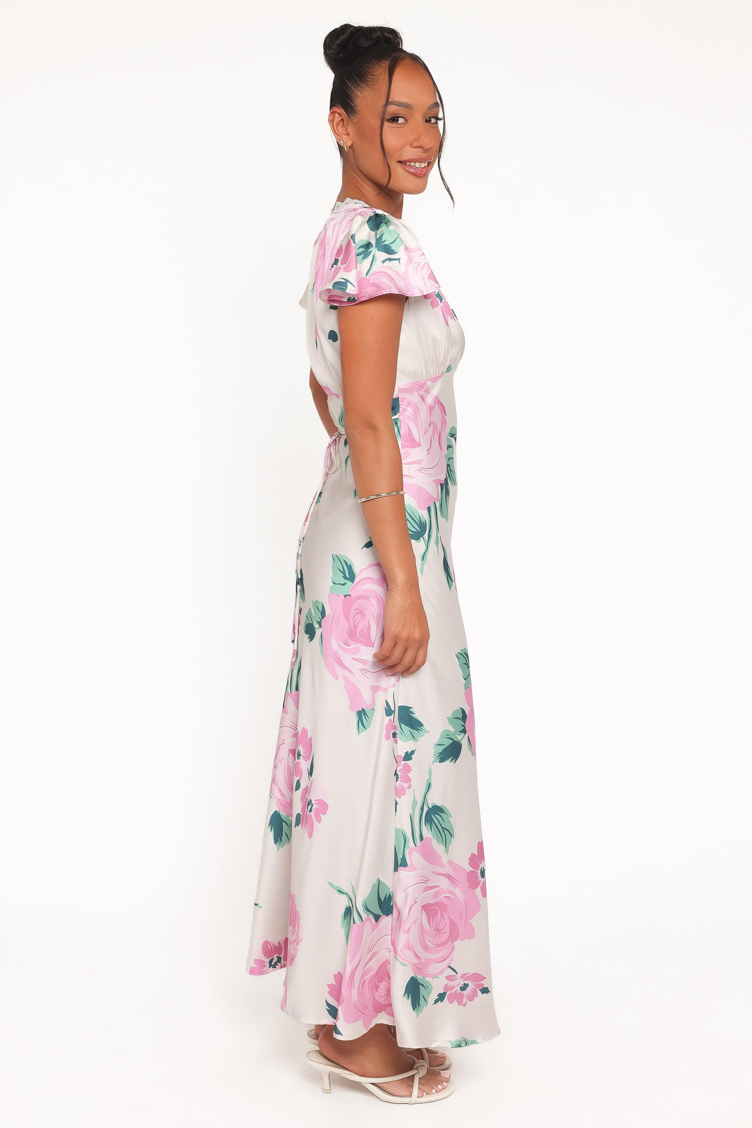 Mirelda Midi Dress - Pink Floral