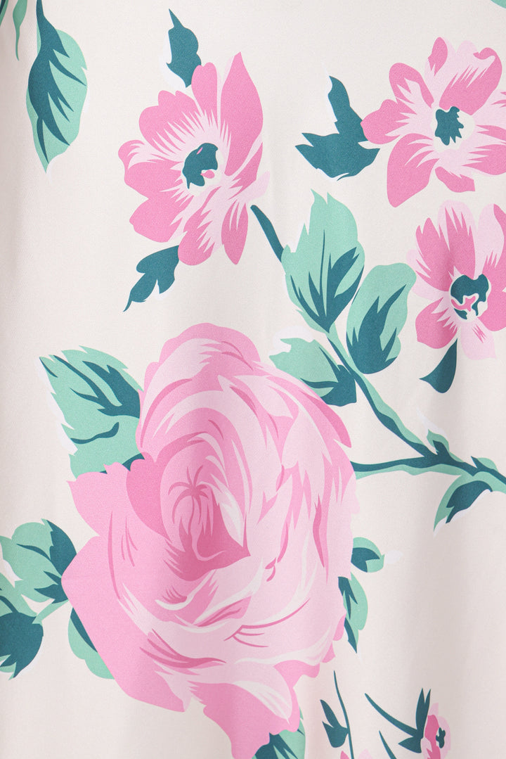 Mirelda Midi Dress - Pink Floral