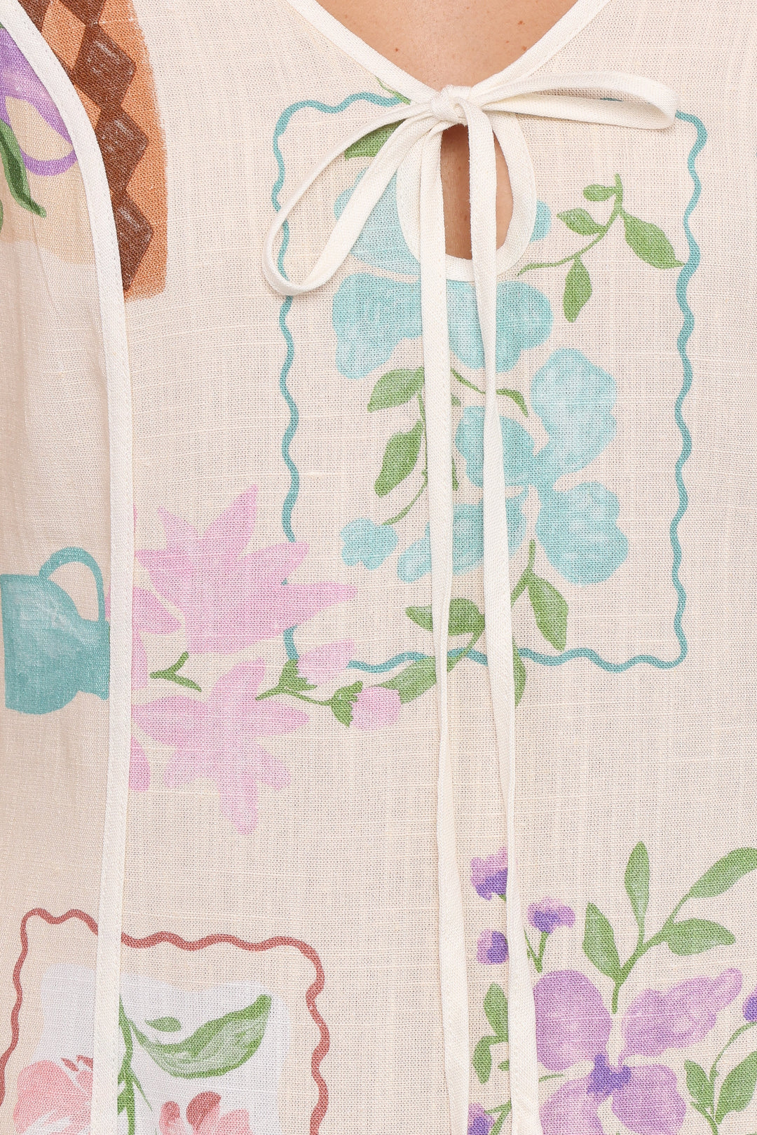 Narelle Mini Dress - Lilac Floral