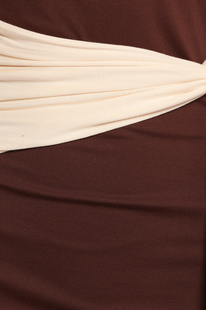 Nicosia Mini Dress - Brown