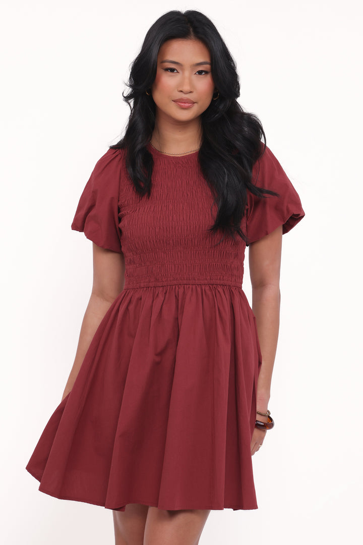 Odair Mini Dress - Wine