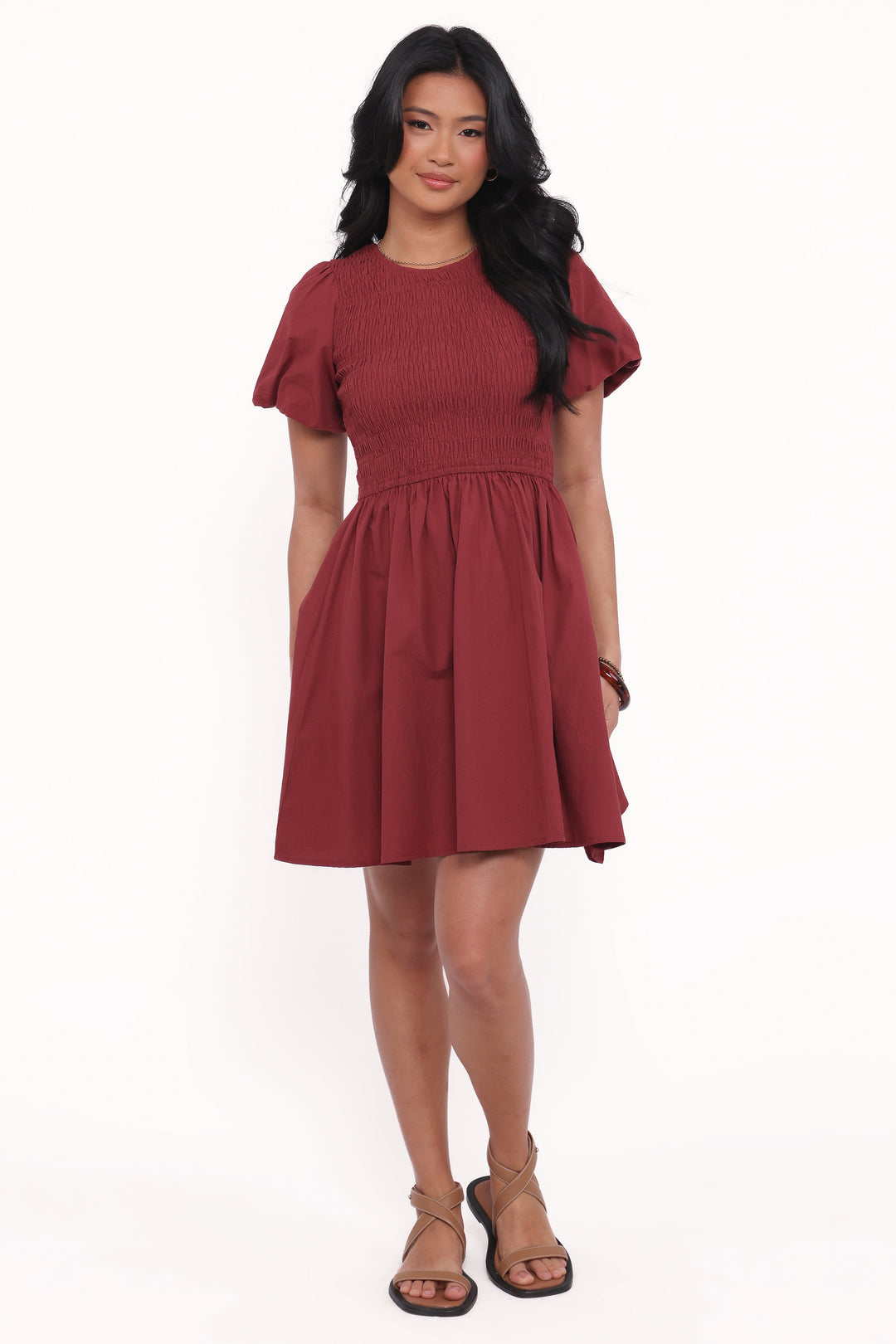 Odair Mini Dress - Wine