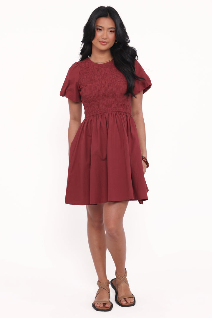 Odair Mini Dress - Wine