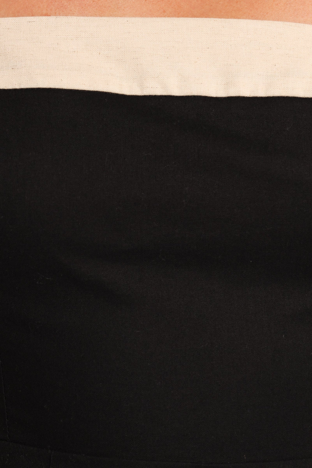 Olinda Mini Dress - Black/Cream