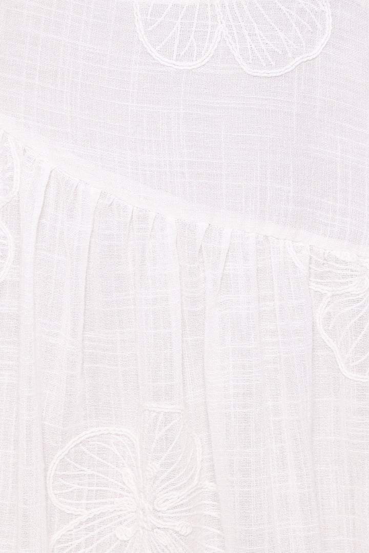 Olivea Midi Dress - White