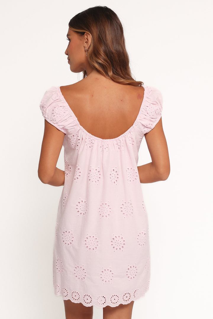 Pammy Mini Dress - Pale Pink