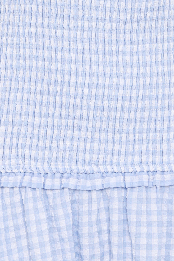 Parkway Maxi Dress - Blue Gingham