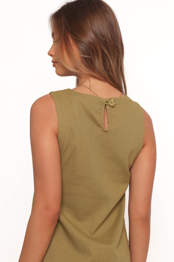 Penelope Mini Dress - Green