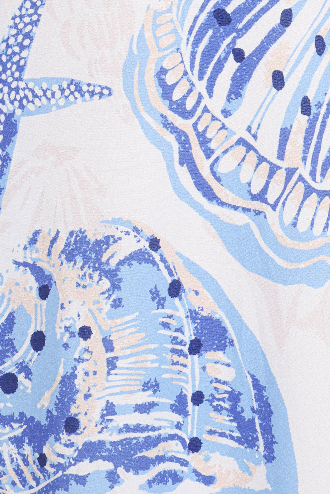 Peregian Strapless Maxi Dress - Blue Seashells