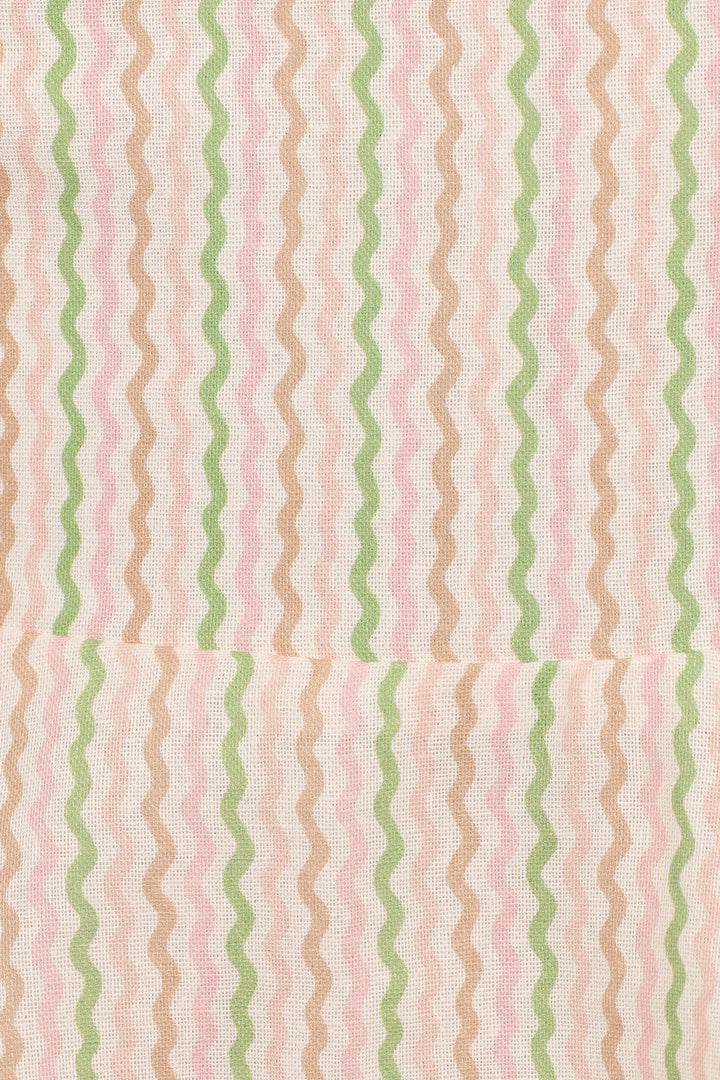 Polina Mini Dress - Wave Stripe