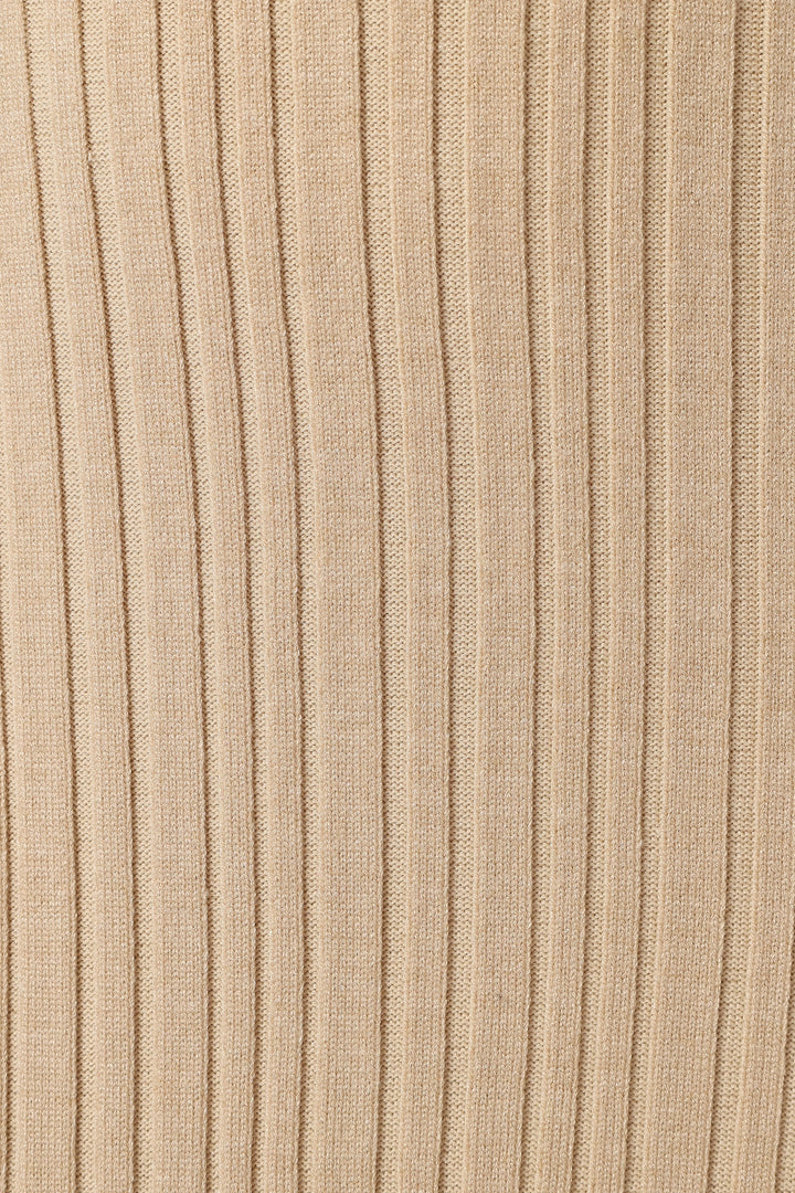 Reign Maxi Knit Dress - Beige