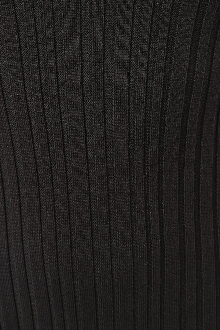 Reign Maxi Knit Dress - Black