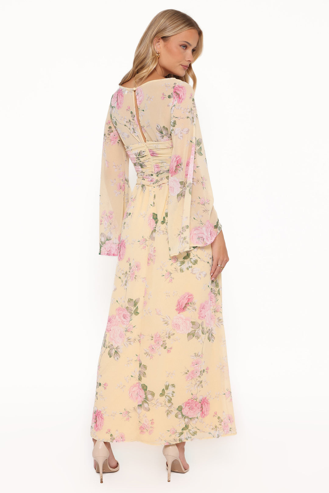 Samara Maxi Dress - Yellow Floral