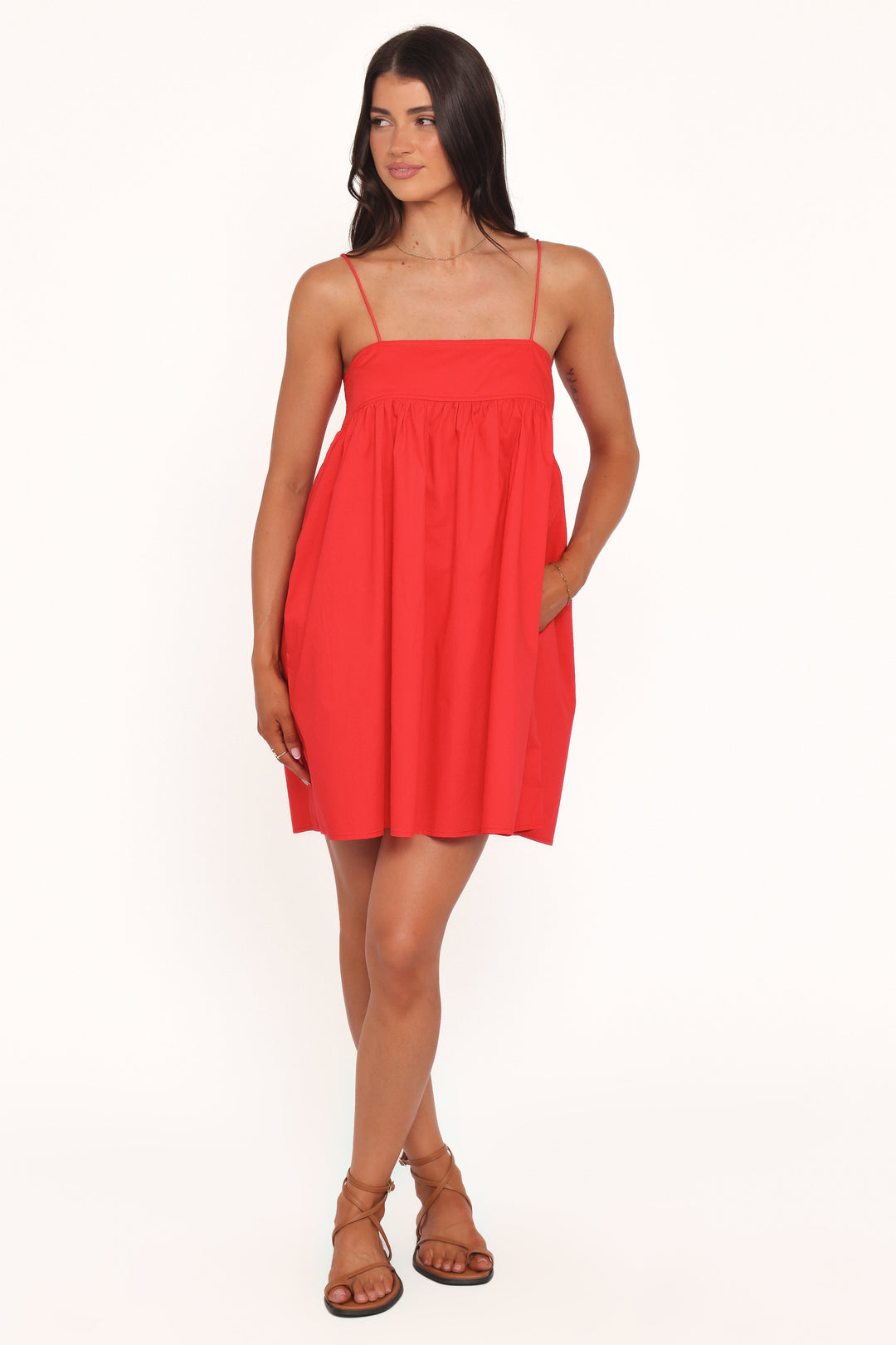 Serina Mini Dress - Red