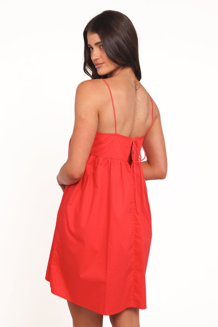 Serina Mini Dress - Red
