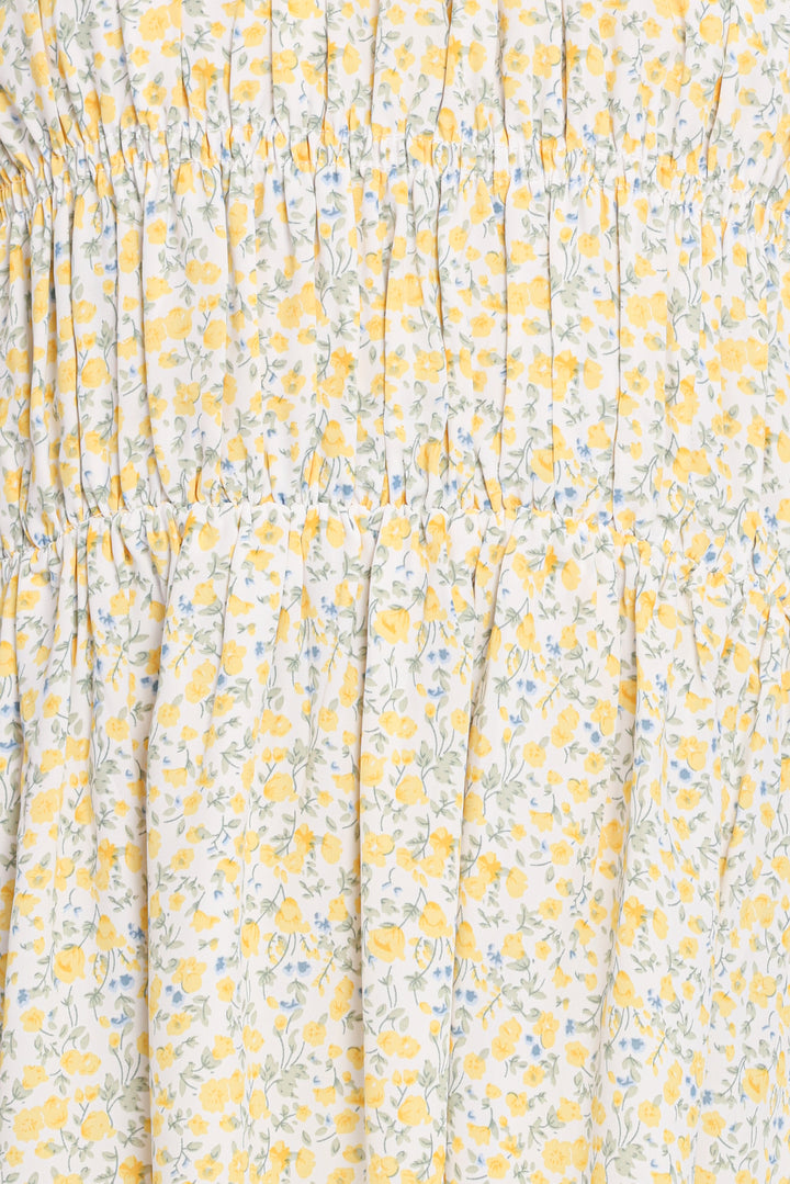 Tori Off Shoulder Mini Dress - Floral