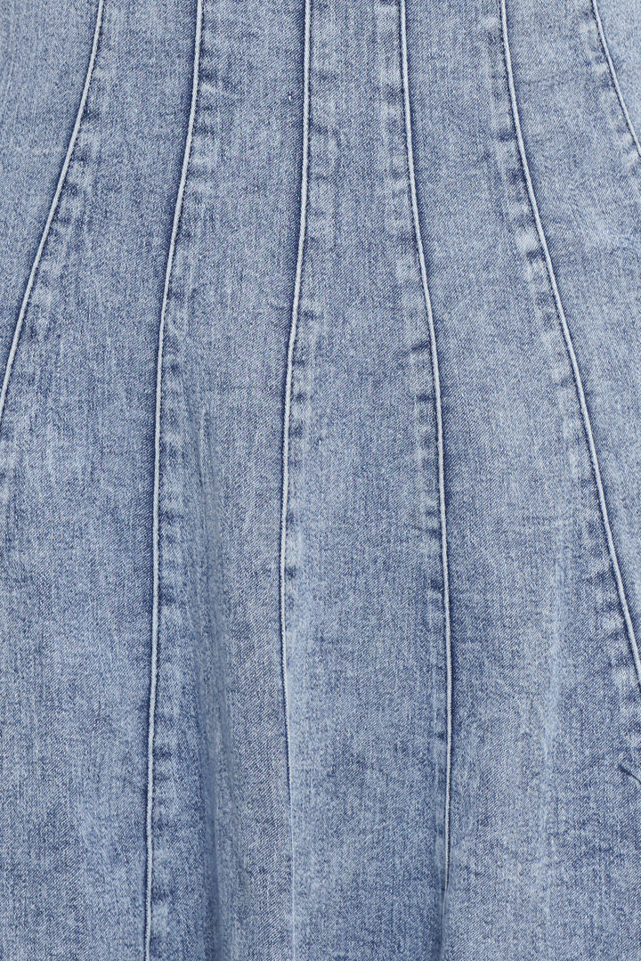 Una Midi Dress - Light Denim
