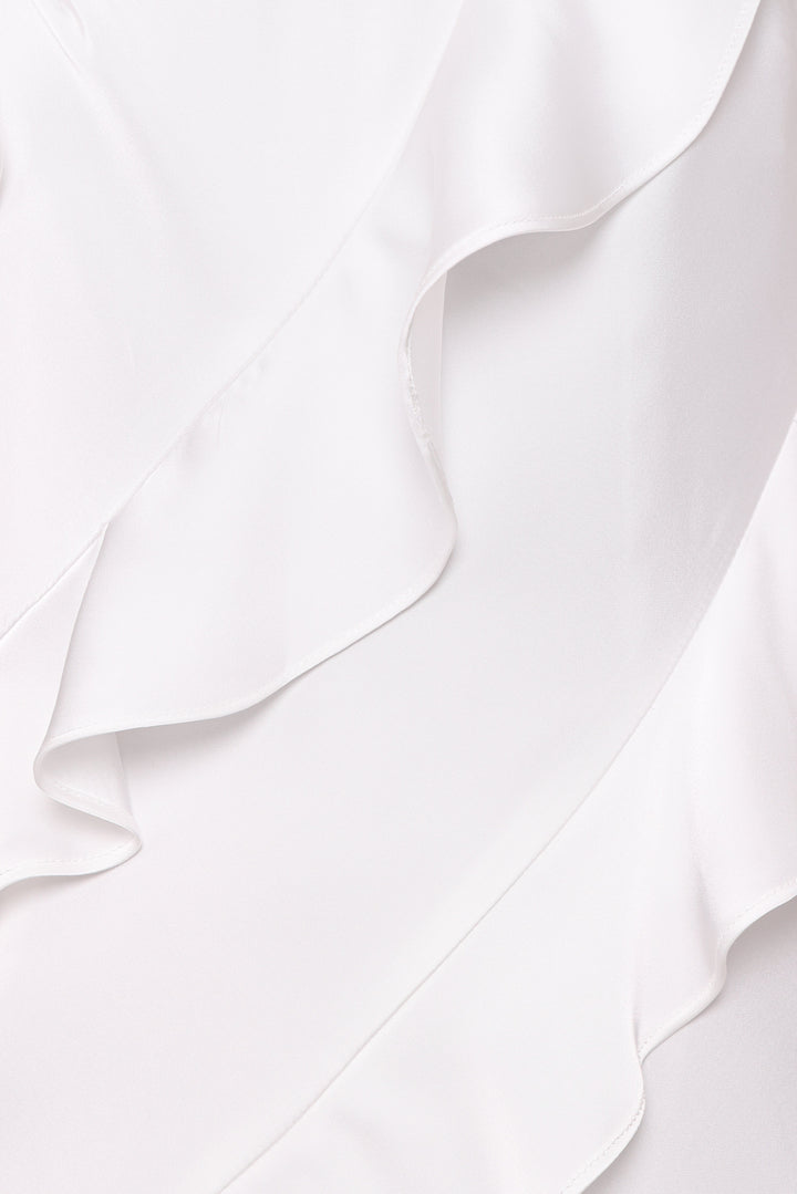 Valery Halterneck Mini Dress - White
