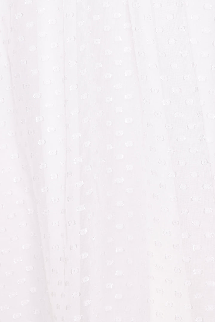Vee Strapless Maxi Dress - White