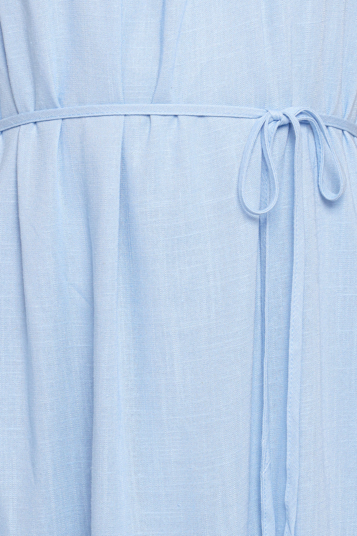 View Halterneck Maxi Dress - Pale Blue