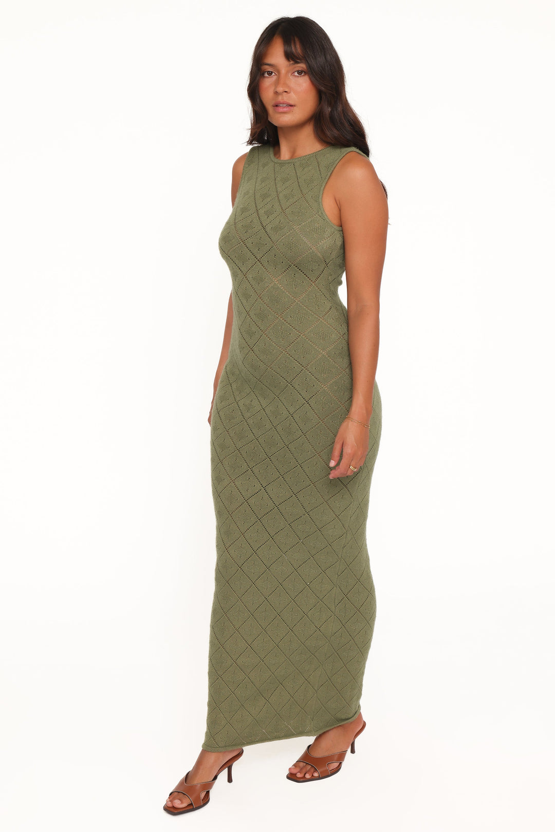 Wembly Maxi Dress - Olive Green
