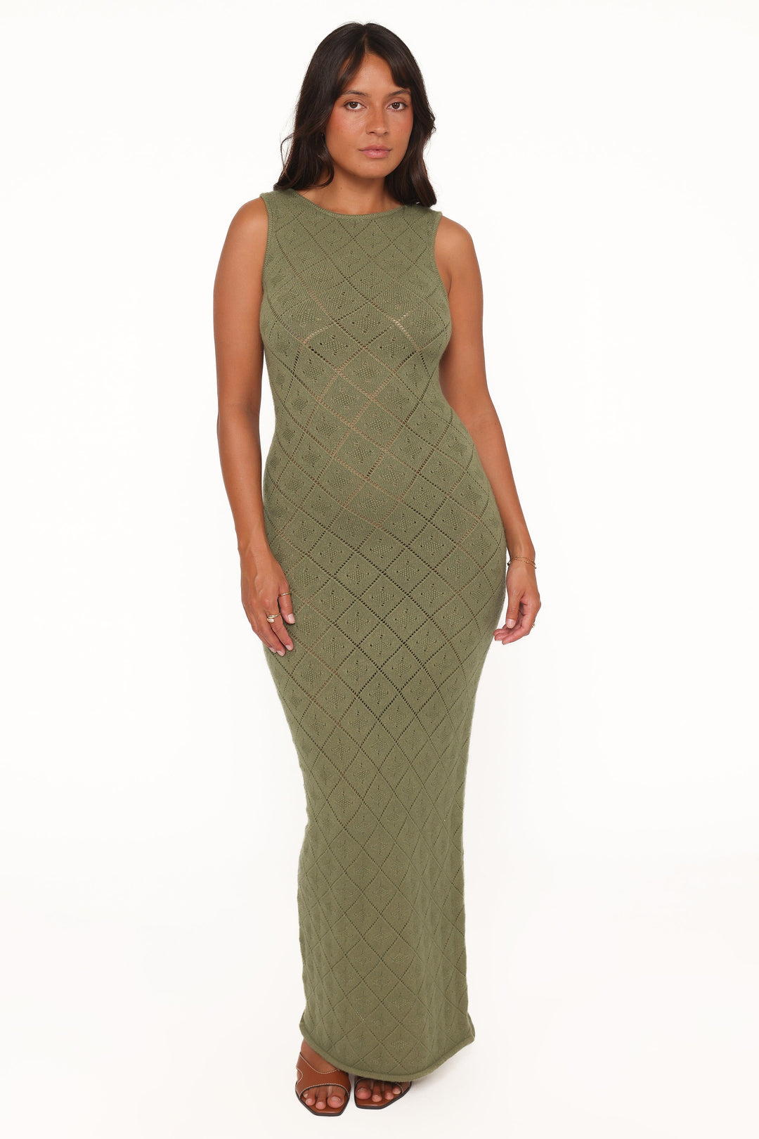 Wembly Maxi Dress - Olive Green