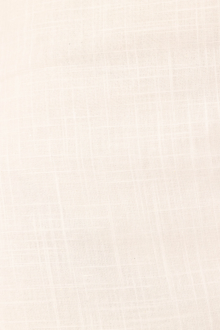 Wimbeldon One Shoulder Mini Dress - White