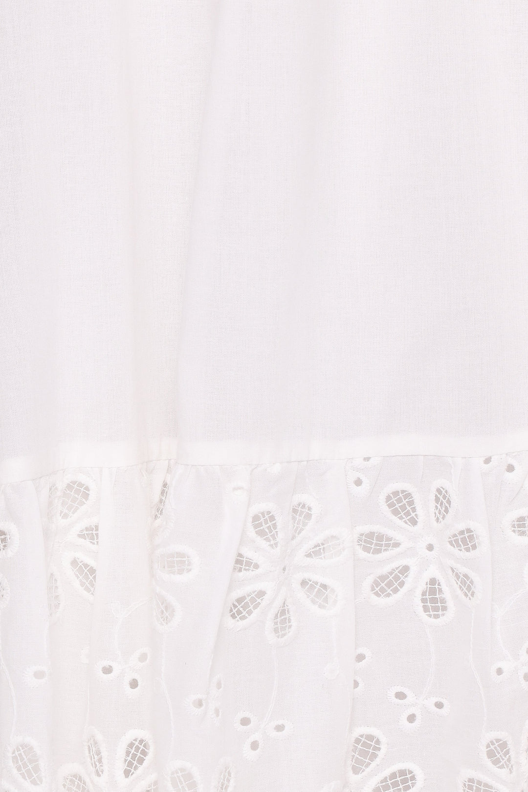 Xana Maxi Dress - White Broderie