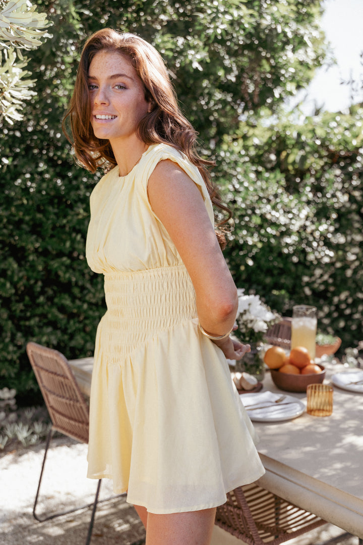 Ziva Mini Dress - Yellow