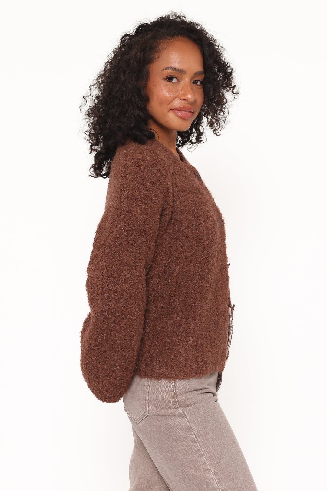 Albertine Cardigan - Chocolate