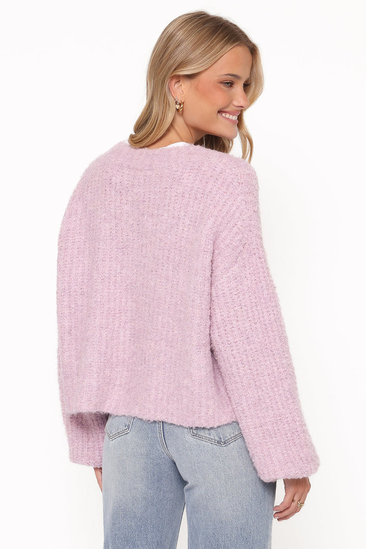 Albertine Cardigan - Lavender