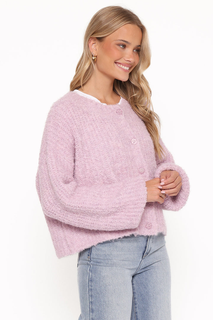 Albertine Cardigan - Lavender