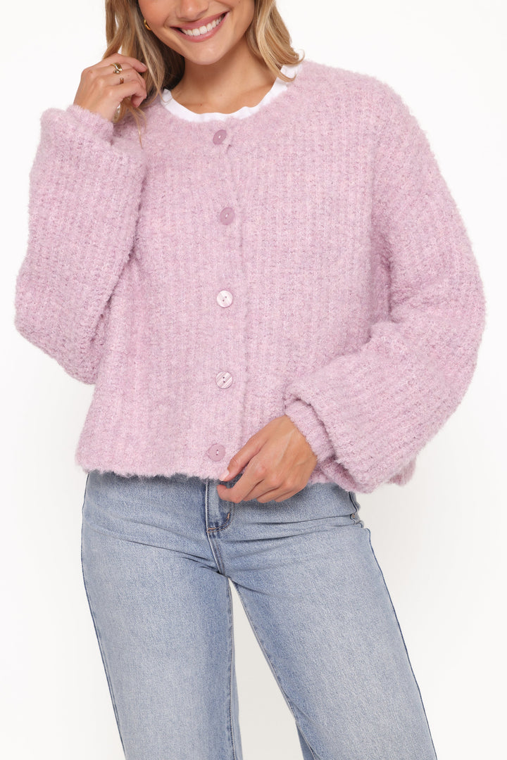 Albertine Cardigan - Lavender
