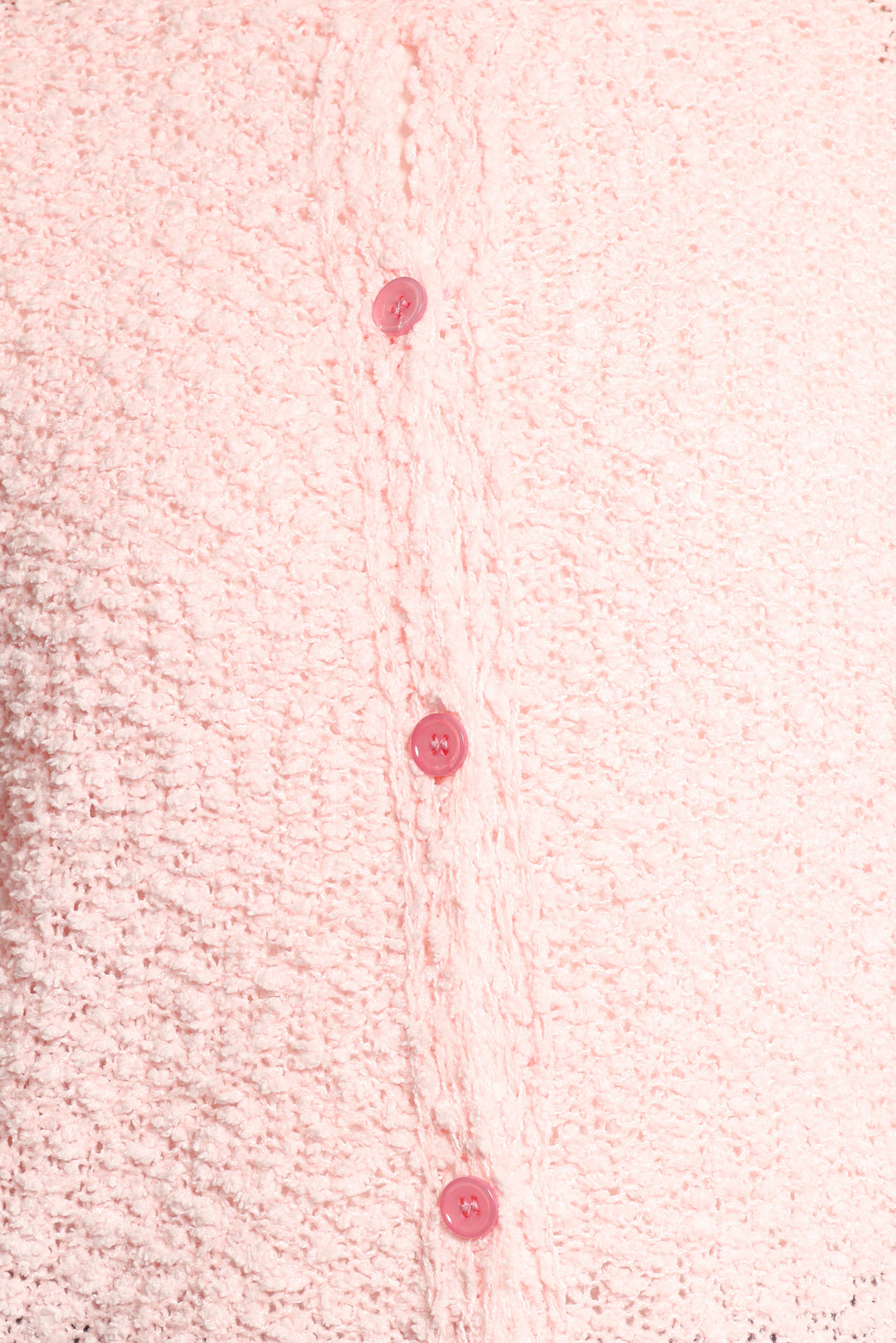 Ally Texture Cardigan - Pink