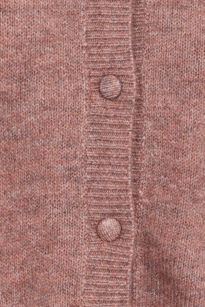 Carmello Frill Collar Cardigan - Mocha