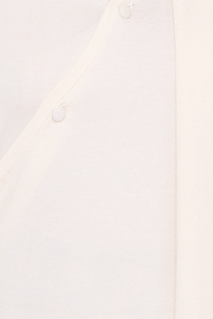Cassinda Scarf Cardigan - Cream