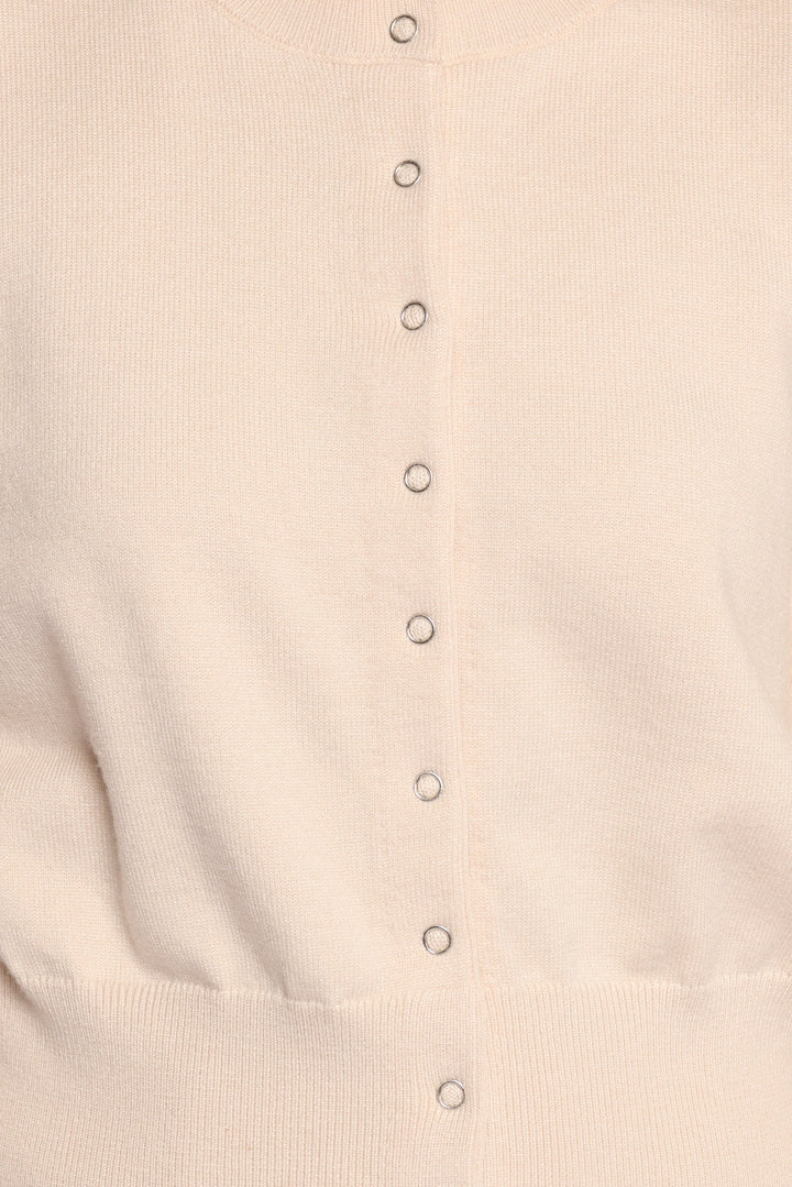 Elita Fitted Cardigan - Cream