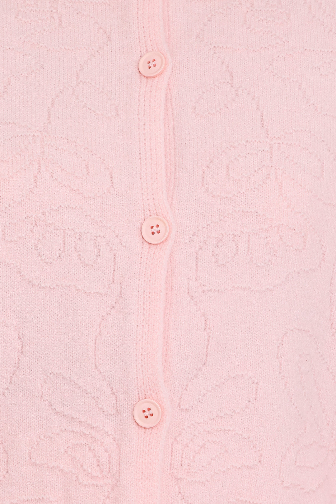 Fauna Tonal Floral Cardigan - Pink