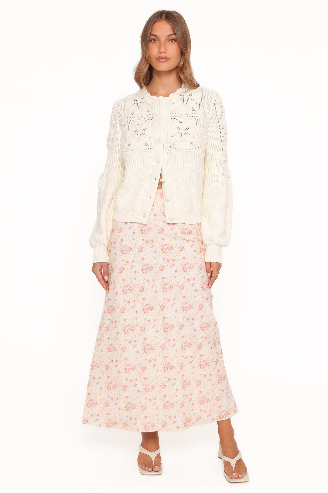 Jenner Button Front Cardigan - Butter Yellow
