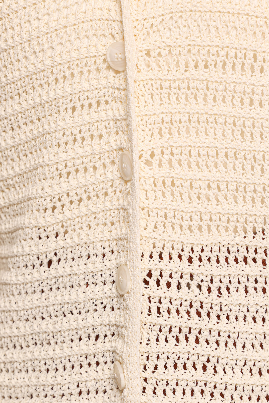 Lyra Large Collar Cardigan - White