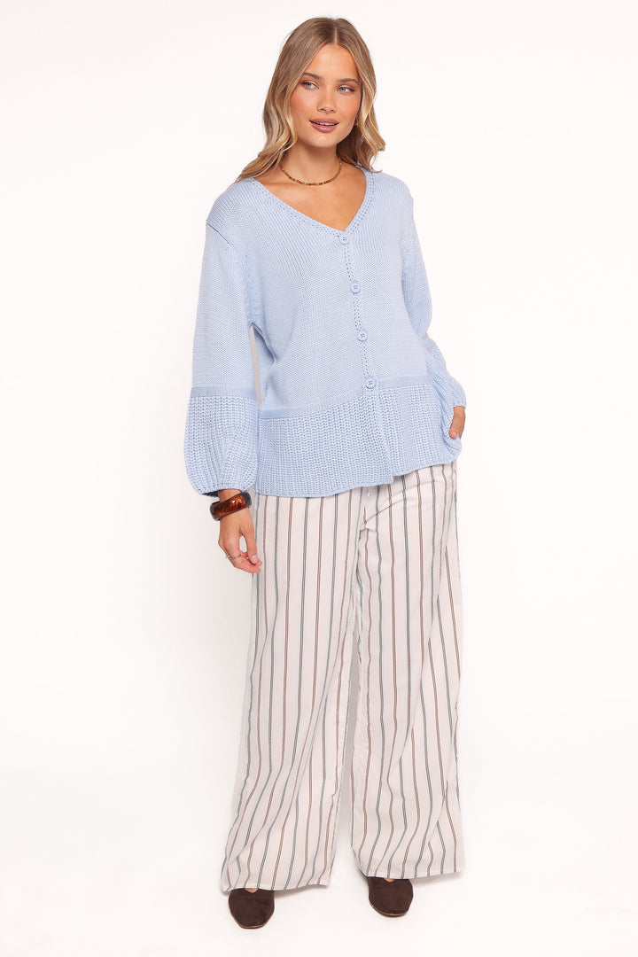 Rudy Cardigan - Cornflower Blue