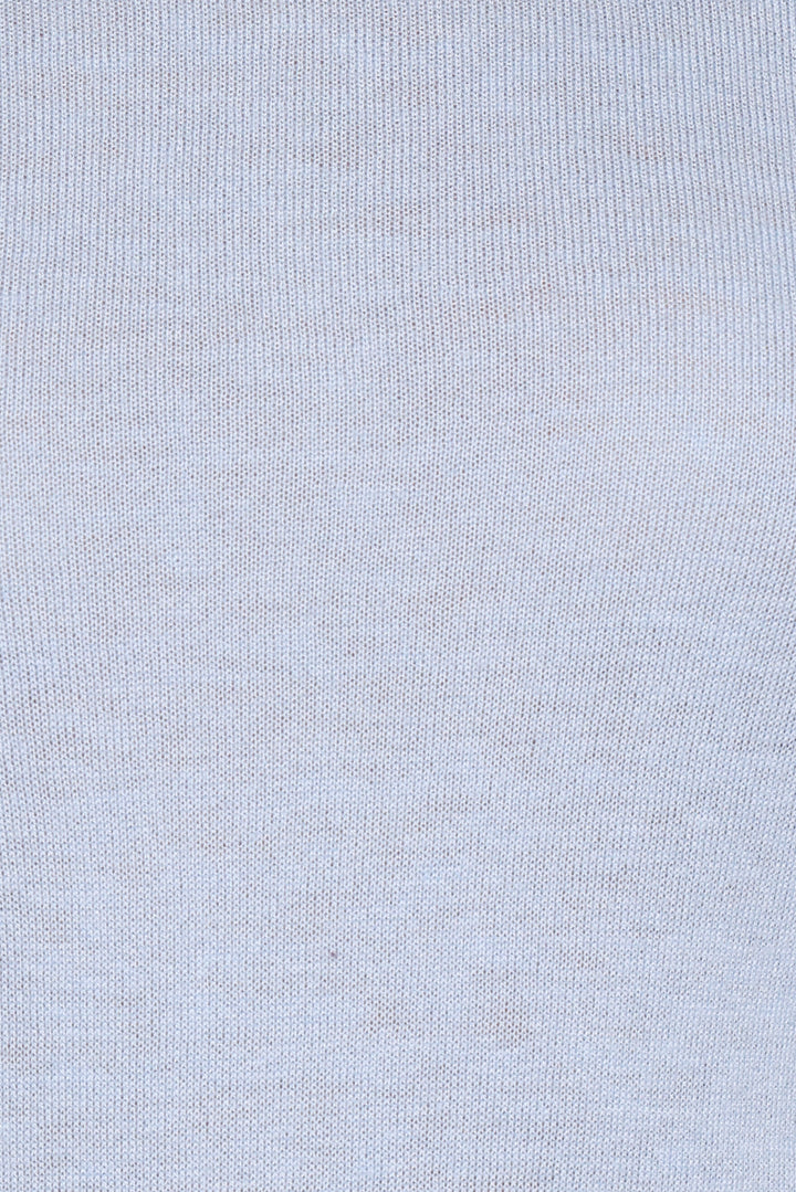 Tillie Lace Trim Cardigan - Pale Blue