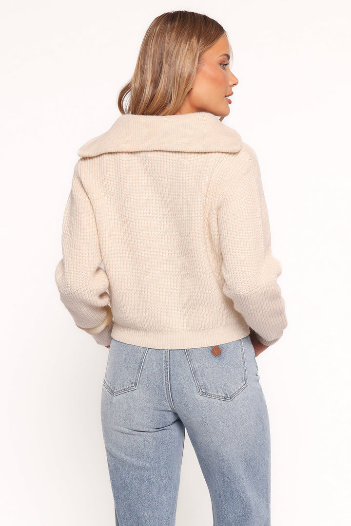 Anais Knitted Jacket - Ecru