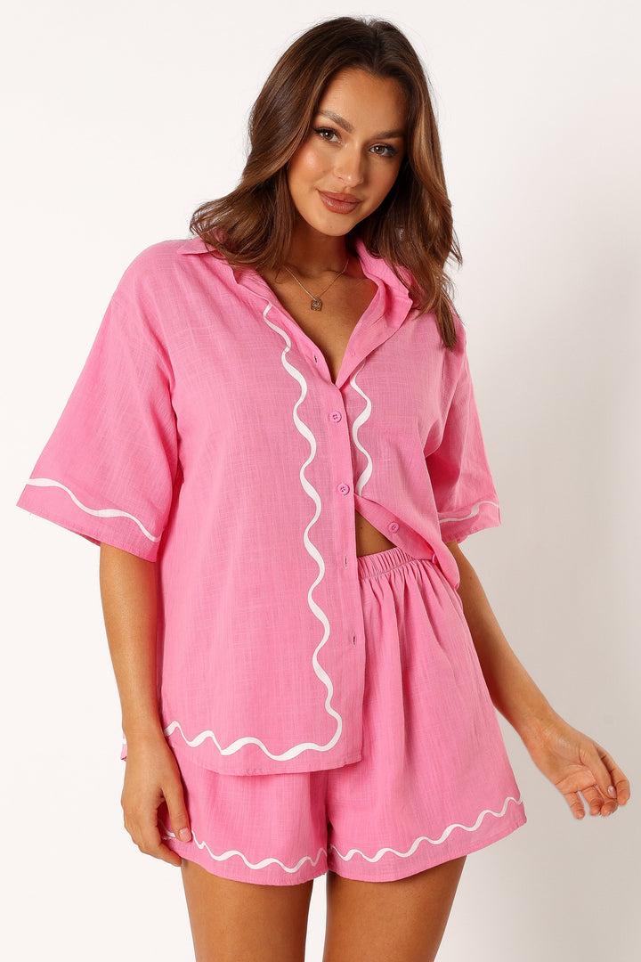 Sunshine Short Set - Pink