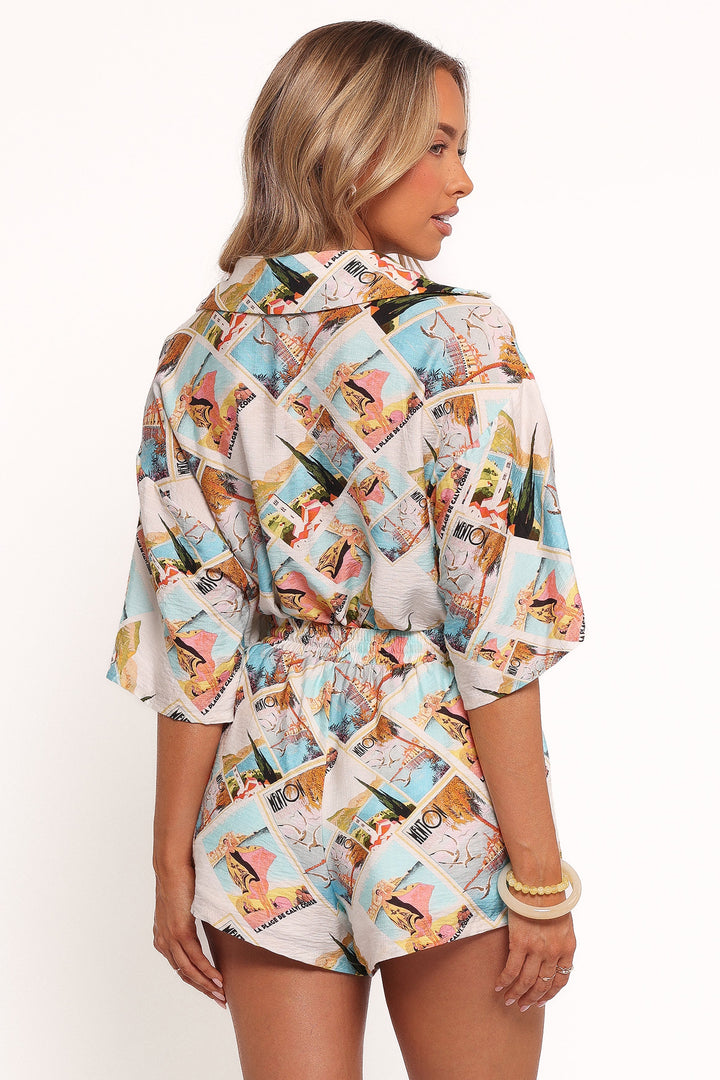 Adelyn Shirt - Vacay Aqua