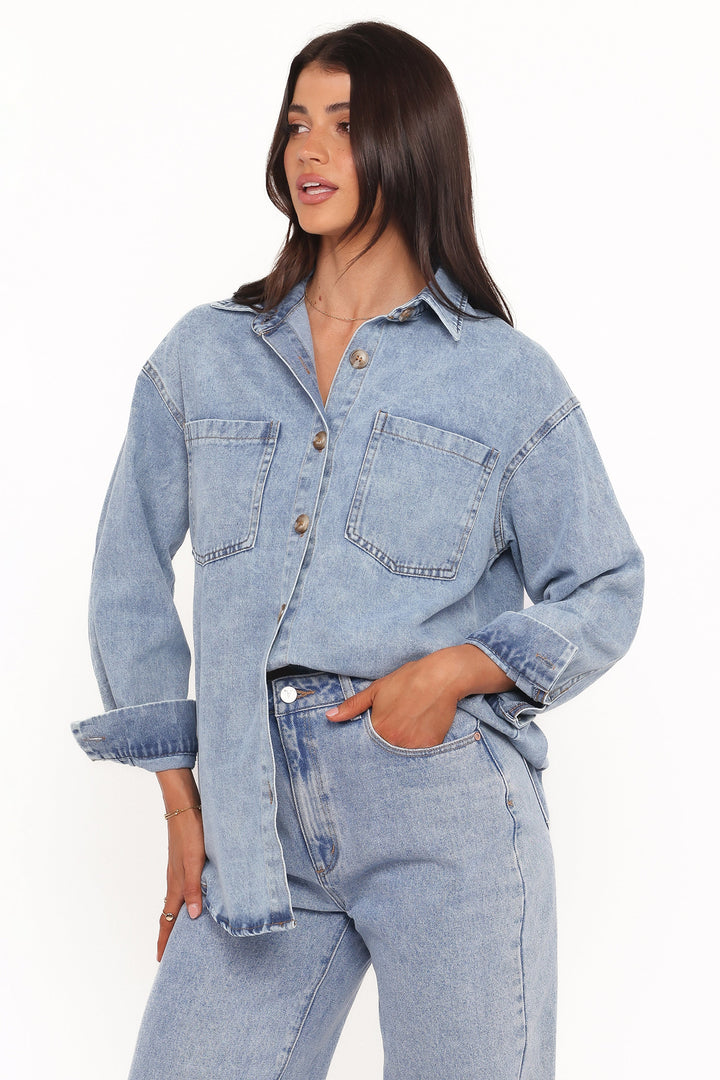 Anicia Denim Shirt - Light