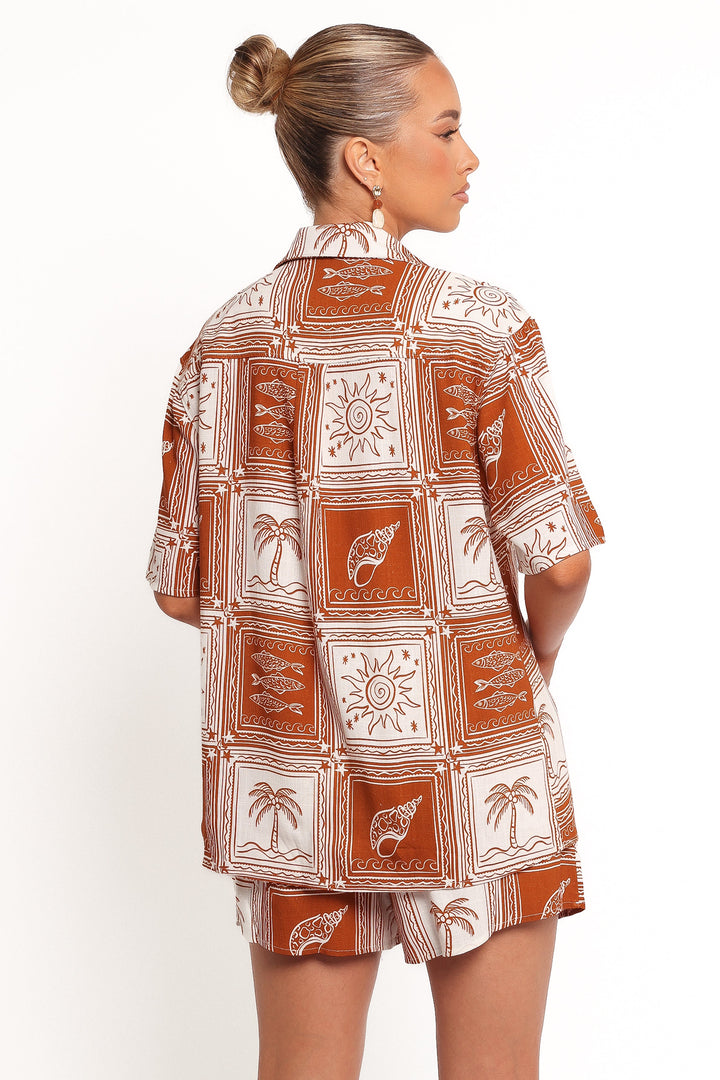 Coco Short Sleeve Shirt - Kohana Print