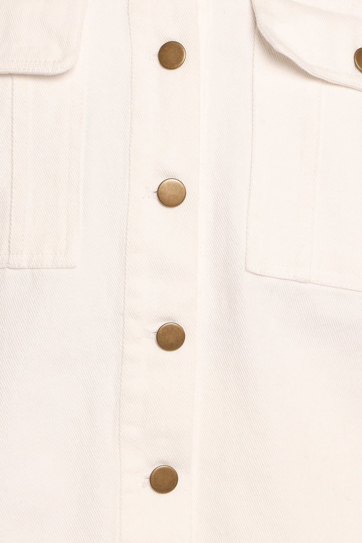 Della Denim Shirt - Off White
