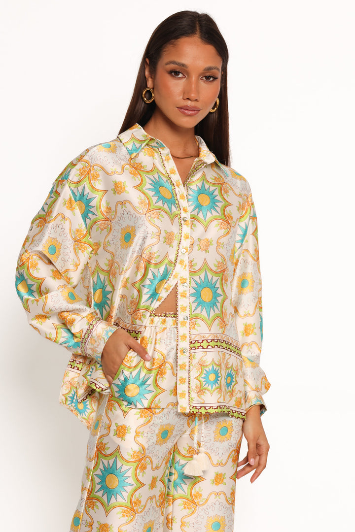 Gretel Shirt - White Multi